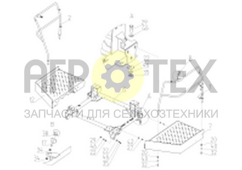 Чертеж Установка площадок (КСУ-2.08.07.000)